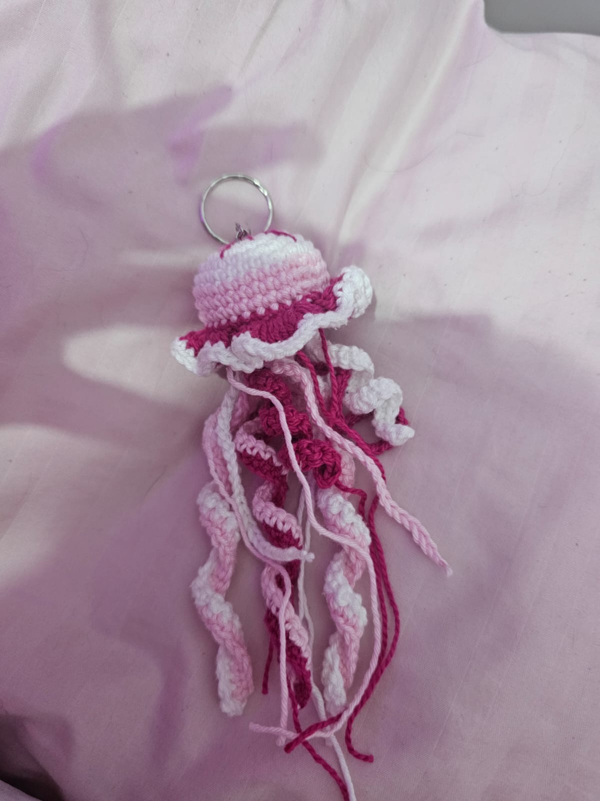 Água viva em crochê