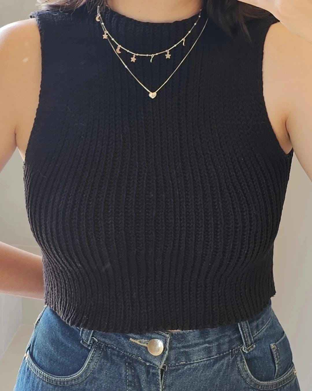 Vestimenta em crochê